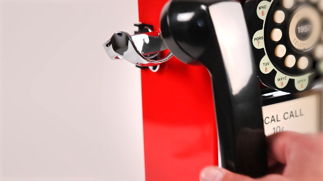 Amazon.com : Crosley CR56-RE 1950's Payphone with Push Button